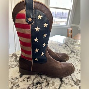 Roper American flag boots